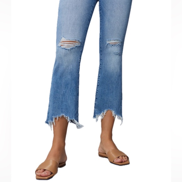 DL 1961 Bridget Boot High Rise Instasculpt Jeans in Droplet Distressed - Picture 6 of 6